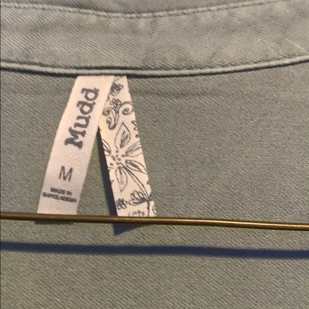 Mudd Green Shirt - Picture 3 of 4